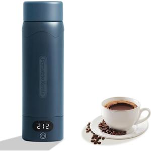 Travel Electric Kettle Portable Mini Kettle,316 Stainless Steel 16.91Oz,Small Hot Water Boiler with 4 Temperature Settings,Fast Boiling Water with Auto Shut-Off and Boil Dry Protection(Blue Spruce)