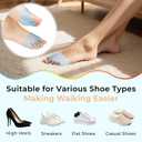 Silicone Toe Separators for Women & Men, 4 Packs Toe Separators Bunion Corrector Cushion, Breathable Soft and Comfortable Gel Foot Cushions, Multiple Colors (4 Pairs)