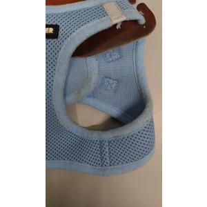 Best Pet Supplies - All Weather Mesh, Reflective, No Pull Harness for Small, Medium Dogs, Cats - Secure with Hook & Loop Fastener, Buckle, Double D-Rings - Baby Blue, S (Chest 14.5 - 16")