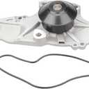 01099 Water Pump for Honda 'J35Z/J35A/J35Y' V6 Engine 2003-2017 Accord 3.0/3.5L, 2005-2021 Odyssey/Pilot/Ridgeline 3.5L, 2012-15 Crosstour 3.5L, 2003-20 TL/MDX/RL 3.5/3.7, 10-17 RDX/RLX/TLX/TSX