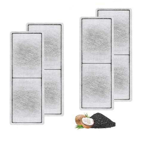Batator 4 Pack Replacement Carbon D Filter Cartridges for Imagitarium Aquarium Fish Tank Filter, Aquarium Coconut Carbon Cartridge Filter Compatible with Imagitarium Aquariums and Filters