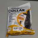 BENCMATE Inflatable Dog Cone Collar Alternative, Soft Dog Cone for Small Medium Large Dogs and Cats, Neck Recovery ECollar Donut Collar After Surgery (XXLarge, Dark Grey)