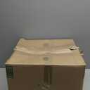 Simple Houseware 2-Tier Rolling Utility Cart with Lockable Wheels and Wood Top, Metal Storage Organizer Trolley for Kitchen, Bathroom, Office, Craft Room, Rustic Brown