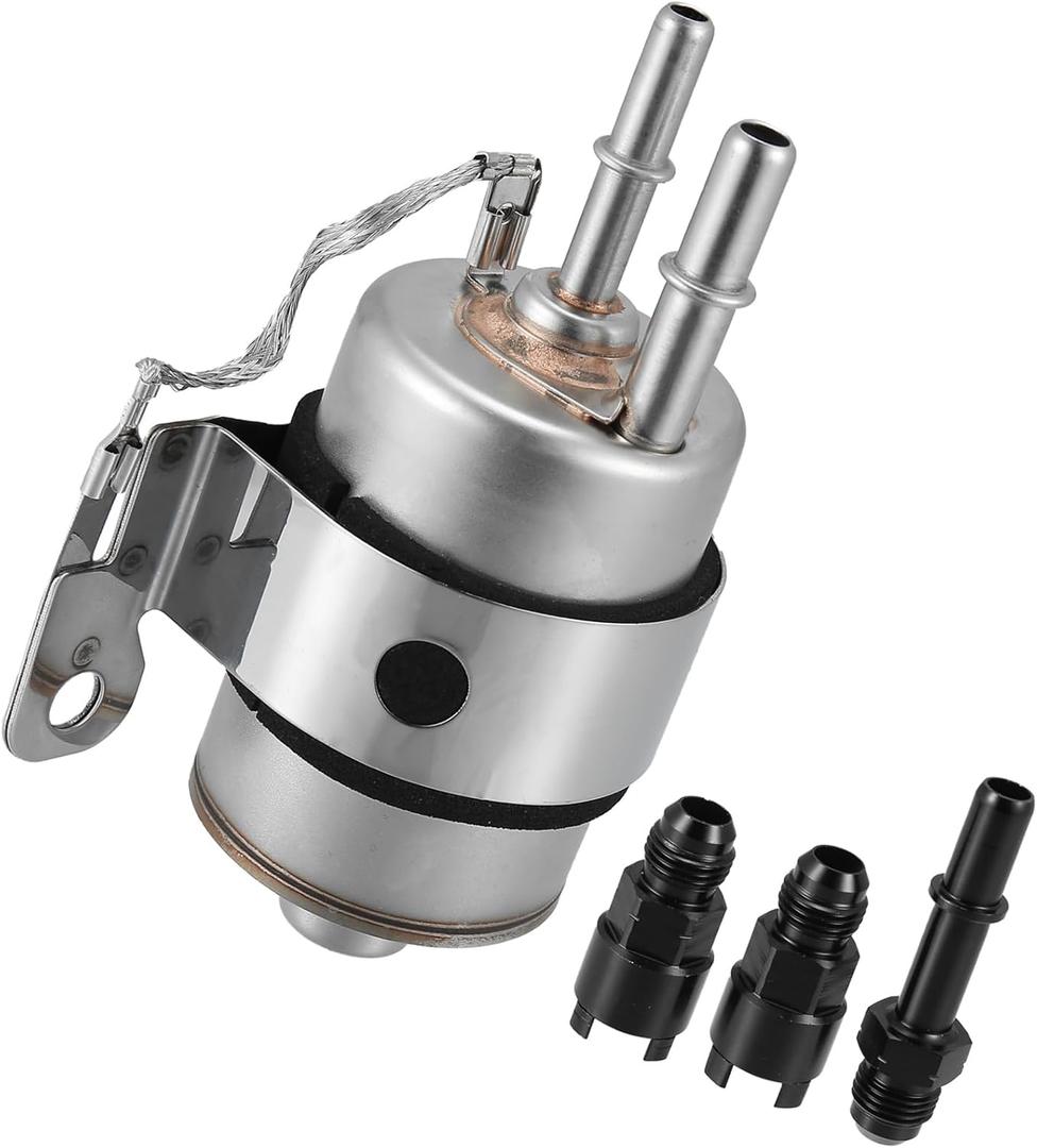 Motoforti Fuel Filter Regulator 58 PSI Kit for LS Swap EFI W/ 6AN Adapter Fitting Fuel Filter Pressure Regulator GF822 10299146 for Chevy C5 Corvette for LS1 Returnless Style Long-lasting