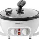 Home Coffee Bean Roaster Machine - CAFEMASY Coffee Bean Handle Design Electric Automatic Coffee Roaster with Timer and Roasting Temperature Setting