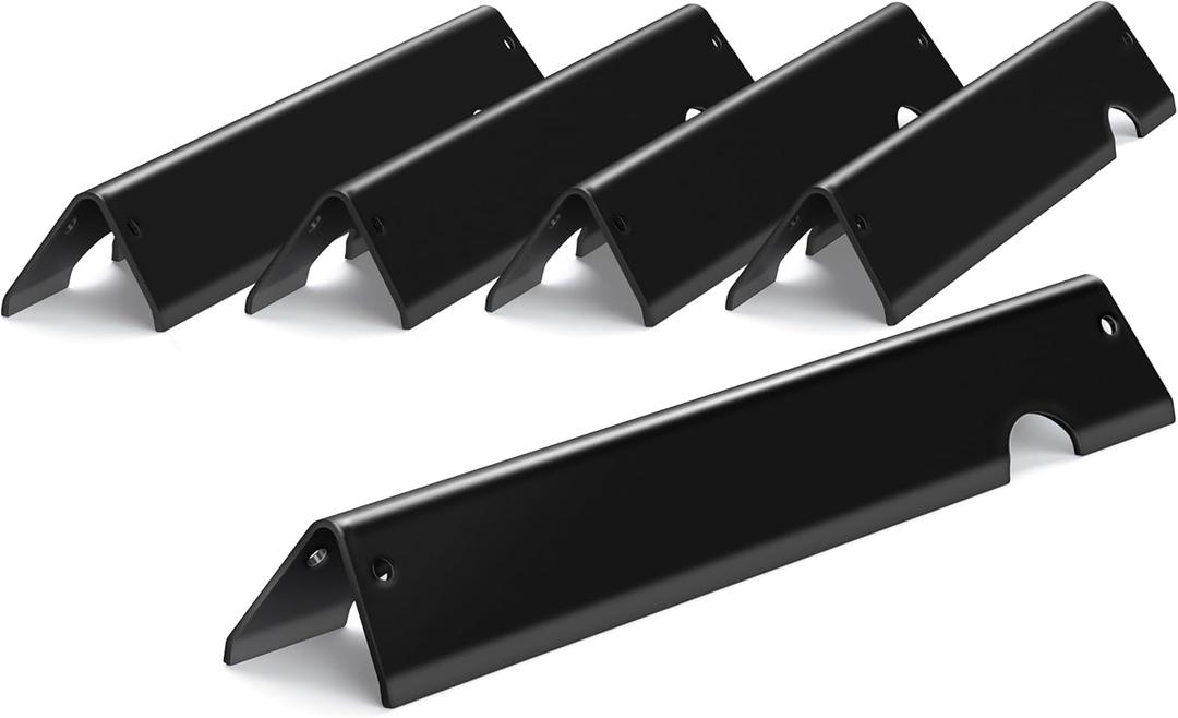66795 GS4 Flavorizer Bars for Weber Genesis II Grill Parts, 17 Flavor Bars for Weber GS4 Genesis II 300 E-310 E-315 E-335 LX-340 Replacement Parts, Full 16GA Upgraded Porcelain-enameled Steel, 5 Pack