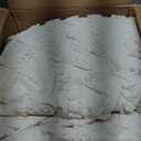 Bedsure Tufted Boho Comforter Set Oversized Queen - Beige Boho Bed Set, GentleSoft 3 Pieces Farmhouse Shabby Chic Embroidery Bedding, Gifts for Woman, Soft Jacquard Comforter for All Seasons (01 - Beige - Elegant)