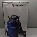 Gearwiz Backpack Vacuum Cleaner – 1000W Shoulder Vacuum with 25KPA Suction, Bagged or Bagless Use, Adjustable Harness, Double Filtration, Washable Dust Bag & Tools for Home, Office, Stairs & Cars