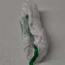 Deconovo Sheer Curtains - Voile Curtains Rod Pocket - Voile Sheer Drapes, 2 Panels for Living Room, White & Silver, 52W X 72L