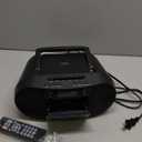 Boombox CD Player Portable, Cassette Player Combo with CD MP3 Bluetooth AUX TF USB FM Radio AC/DC Powered, Boom Box with Remote Control, Headphone Jack, Stereo Sound for Home,Kids,Gift