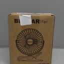 BESKAR Clip on Fan, 360 Rotation Quiet Stroller Fans with Strong Airflow,3 Speeds, Portable Small Fans with Sturdy Clamp,Perfect Personal Cooling Fan for Office Table Bedroom Kitchen (White)