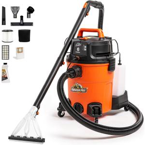 Armor All 6-Gallon* 5.5 Peak HP 3-in-1 Wet/Dry/Upholstery Shampoo Vacuum Cleaner  VK609PFR 0901