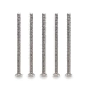 M8 Hex Head Bolt Screw, M8-1.25 x 120mm Stainless Steel 18-8 304 A2-70 Fully Threaded Hex Bolts 5pcs