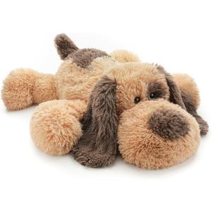 WEIGEDU Floppy Stuffed Dog Puppy Plush Toy, Huggable Beagle Labrador Retriever Stuffed Animal Dogs for Kids Girls Boys Baby Birthday Gift, 20 inch, Brown