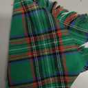 ADOGGYGO Christmas Dog Bandanas with Tassels, Stylish Plaid Dog Scarf Bib, Premium Cotton Fabric, Red Green Christmas Bandanas for Medium Large Dogs Pets (Large)