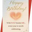 Mcduldul Romantic Birthday Cards Gifts for Husband Wife Boyfriend Girlfriend Couple, Funny Birthday Decoration for Men Women Him Her 5 Pack