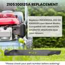 (3 Pack) 355-101 20" Lawn Mower Blades, Replace for 2105300125A Lawn Mower Blades 20" Length, 1/8" Thickness, 2-1/4" Width, 1" x 3/4" Center Hole, Compatible with Hyper Tough Deck Lawn Mower