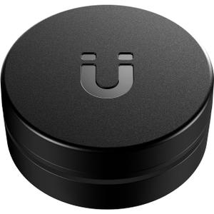 Ultra Magnetic AirTag Holder | Waterproof | Shatterproof | Minimalist Design | Compatible with Apple AirTag(1st & 2nd gen), Extra 3M Tape for Optional Mounting, Magnet Case for Car, Truck (Mid-nite BLK)