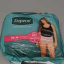 Depend Fresh Protection Adult Incontinence & Postpartum Bladder Leak Underwear for Women, Disposable, Maximum, Medium, Blush, 18 Count, Packaging May Vary
