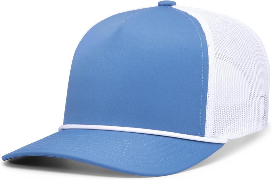 Pacific Headwear Unisex Adult Pacific Headwear Weekender Trucker Cap - Stylish Rope Hat Design for Outdoor Adventures and Leisure Activities