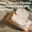 The Honest Company Hypoallergenic Multi-Use Baby Wipes for Sensitive Skin, Sunburst, 72 Count