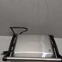 Chefman Panini Press Grill and Gourmet Sandwich Maker Non-Stick Coated Plates, Opens 180 Degrees to Fit Any Type or Size of Food, Stainless Steel Surface and Removable Drip Tray, 4 Slice, Black