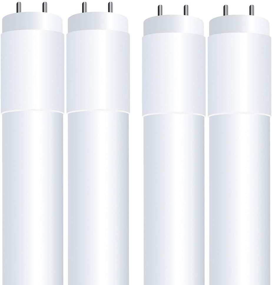Feit Electric 4ft T8 LED Bulbs, 32/40 Watt Replacement, Type A Tube Light, Plug & Play, T8/T12 LED Fluorescent Light, 3000K Warm White, 50,000-Hr Lifetime, Ballast Compatible, T48/830/LEDG2/4, 4 Pack