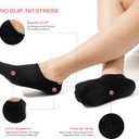 2 x CoolMate GLOBAL No Show Women Socks, Gifts for Mom (US, Alpha, Small, Regular, Regular, 2 Black, 2 Grey, 2 White) (S)
