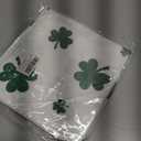 MATIRUG St Patricks Day Tablecloth for Rectangle Tables 52x70 Inch,Washable Shamrock Table Cloth,Green and White Spring Waterproof Tablecloths for Party Celebration Kitchen Dinner Outdoor