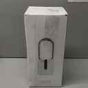 Misby Desk Fan, 11.8 Inch Portable Bladeless Fan, Small Rechargeable Table Fan with Battery, 3 Adjustable Speeds, Touch Control, Easy to Clean, Quiet Desktop Fan for Bedroom, Home, Office (White)