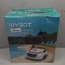 WYBOT A1 Cordless Robotic Pool Cleaner, Automatic Pool Vacuum for Above Ground with 120 Mins, Double Filters, LED Indicator, Charge in 2.5 Hours, Ideal for Above & In-ground Flat Pools - Whitegreen