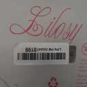 Lilosy Sexy Underwire Cute Push Up Strappy Embroidered Mesh Sheer Lingerie Set See Through Panty Bra (Small, White)