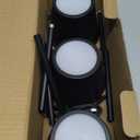 UME 3 Pack Cordless Table Lamp, Battery Operated Lamp - Portable Waterproof Rechargeable Table Lamp w/ 3 Color Temps & Stepless Dimming for Dinner, Desk, Cafe, Outdoor (Black)