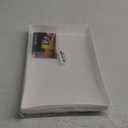 US Acrylic White Plastic Serving Trays (Set of 4) 15 x 10 | Large Unbreakable Reusable Rectangular Party Platters | Serve Appetizers, Fruit, Veggies, & Desserts | BPA-Free & Made in USA