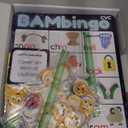 THE BAMBINO TREE Alphabet and Phonics Bingo - ABC Learning Letter Recognition and CVC Words with Pictures - Phonics Games for Kids Ages 3-7 yrs Preschool Kindergarten