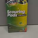 SCRUBIT Multi-Purpose Scouring Pad - Non-Scratch Cleaning Sponges for Pots, Pans, Dishes, Utensils & Non-Stick Cookware - Scrubbing Pads Use for Kitchen, Bathroom - 6 Pack Dish Sponge (Green)