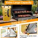 21in BBQ Meat Resting Blanket Smoker Insulated Brisket Bag,5-Layer Thickened Insulated Thermal Bag Made of Washable Oxford Cloth for Pork Shoulder & Beef,Gifts for Dad,BBQ Lovers,Christmas Gifts