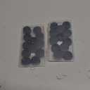 2 x 12PCS 1inch Black Plastic Hole Plugs for Round Holes Hole Plug Round Drill Door Screw Hole Plugs 1"