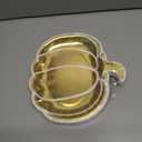 40 Pcs Fall Pumpkin Paper Plates Gold Foil Pumpkin Shape Disposable Dessert Plates Autumn Thanksgiving Party Tableware Dinnerware for Wedding Birthday Table Decor Supplies9 Inch