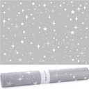 Geosar 10 Sheets Drawer Liners for Dresser Scented Drawer Liners Non Adhesive Scented Fragrant for Home Shelf Closet (Star, Baby Talcum Powder Scent)