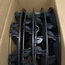 ABX Hubcaps,16 inch hubcaps Set of 4, Wheel Rim Cover ABS Material, Snap On Car Truck SUV Replacement, for Toyota Camry Nissan Mazda etc, Black (16 inch, Black)