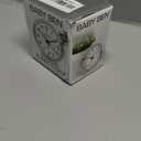 Westclox Classic Baby Ben Alarm Clock for Heavy Sleepers - Authentic 1964 Design, Loud High-Volume White Alarm Clock, Battery Operated, Metal Bezel (Small)