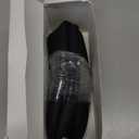 Ouzorp Car Steering Wheel Cover, Microfiber Leather Steering Wheel Covers with Anti-Slip Lining, Universal 14.5-15 inchs, Black