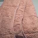 Cottonblue Jacquard Weighted Blanket 20 lbs for Adults Queen Size, Ultra Soft Sherpa Fleece Blanket for Relax and Sleep, Cozy Comfort Heavy Bed Blankets with Glass Beads, 60x80 Inches, Apricot Pink