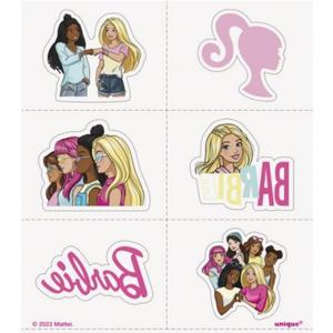 Unique Barbie Tattoos (Pack of 24) | Assorted Temporary Tattoos Designs | Perfect for Kids' Festivities and Decor