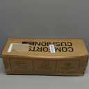 Amazon Basics Comfortable Seat Cushion for Office Chairs, Enhanced Memory Foam, Black