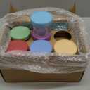 KeaBabies 12pk 4oz Glass Baby Food Containers with Lids - Leak-Proof, Microwavable Small Glass Jars, Baby Purees & Toddler Snack Storage Containers, BPA-Free, Dishwasher & Freezer Safe (Nord)