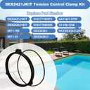 DEX2421JKIT Tension Control Clamp with Tank Seal,Cartridge Filter Clamp Kit | Compatible with Hayward Swim-Clear & Pro-Grid DE Pool Filters, Replaces DEX2420J1KIT 4811-100 4811-33 610377105972