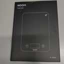 Noom Digital Kitchen Scale: Accurate Precision, LCD Display for Clarity, Stylish Black, Blue, or Off-White. Battery Included for Seamless Operation. (Black)