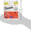Sharpie Permanent Markers, Blue, Fine Tip, Bulk Set, 36 Count - For Plastic, Metal, Wood, And More